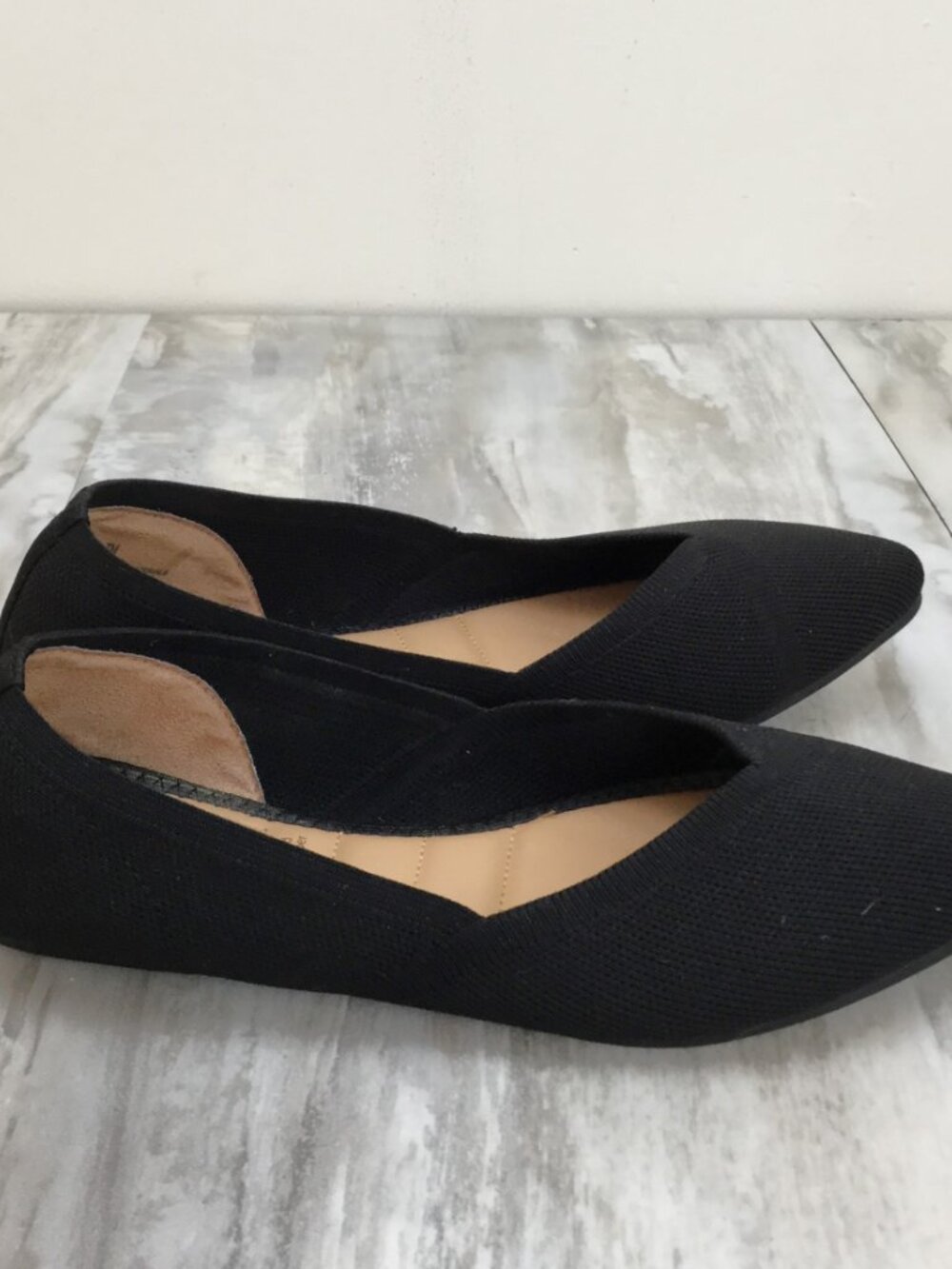 Cynthia Rowley Black Flats 7m - Picture 5 of 8